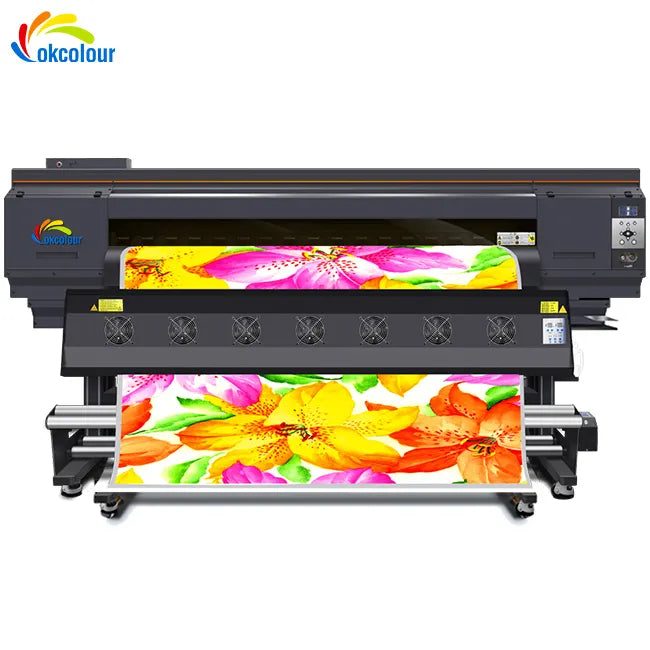 1.9m high speed 4 I3200 head digital inkjet garment best quality textile fabric sublimation printer