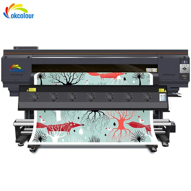 1.9m high speed 4 I3200 head digital inkjet garment best quality textile fabric sublimation printer