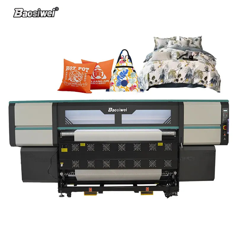 Baosiwei China Factory Direct Sale 1.9 m Digital fabric printing machine for textile sublimation printer