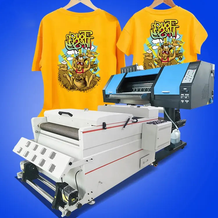 60cm DTF Heat Transfer Pet Film Printer 4 Head High Speed Digital Inkjet Printing Machine T-shirt Hoodie