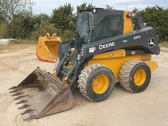 2022 John Deere 332G Skid Steer Loader - 4994 Hours, Enclosed Cab, Air Conditioning