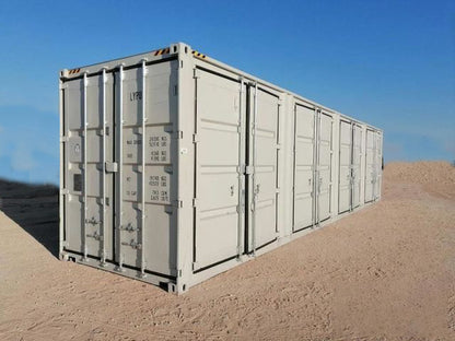 High Cube Multi-Door Storage Container - 40 ft, Unused, Multiple Double Doors