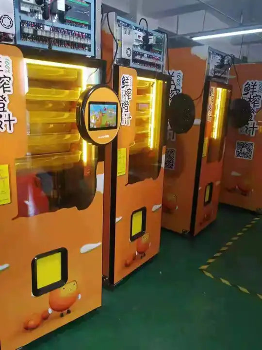 Fresh Orange Juice Vending Machine – Automatic Juicer with 10.1 Inch Touch Screen, Multiple Payment Options