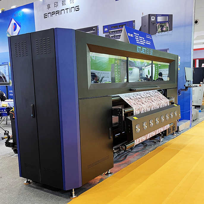 ENJET Large Roll-up System Dye Digital Sublimation Printer for T-shirt/ Carpet/ Swimwear/ Towel Sublimation Printing Machine