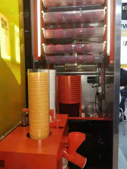 Fresh Orange Juice Vending Machine – Automatic Juicer with 10.1 Inch Touch Screen, Multiple Payment Options