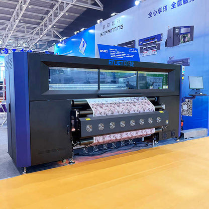 ENJET Large Roll-up System Dye Digital Sublimation Printer for T-shirt/ Carpet/ Swimwear/ Towel Sublimation Printing Machine