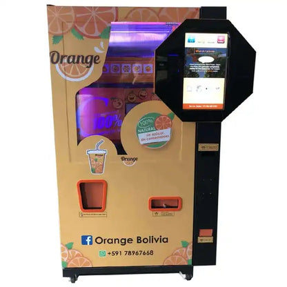 Mall or Grocery Store Orange Juice Vending Machine – Automatic Fresh Juice Dispenser with Coin and Banknote Payment