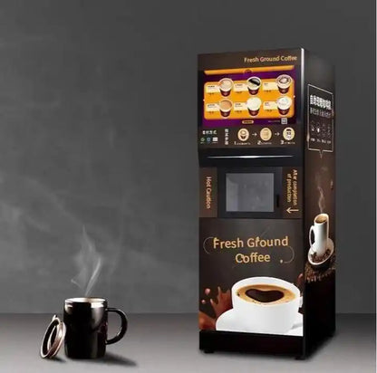 Commercial Coffee Vending Machine – Bata, Instant Coin-Operated with WiFi, Customized Appearance